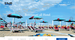 Desktop Screenshot of hotelabamar.it