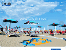 Tablet Screenshot of hotelabamar.it